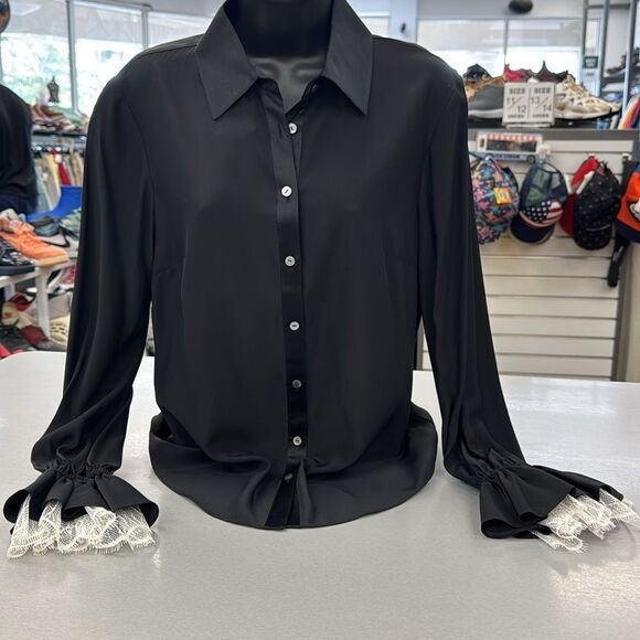 Cinq a sept button down silk shirt - Picture 1 of 10